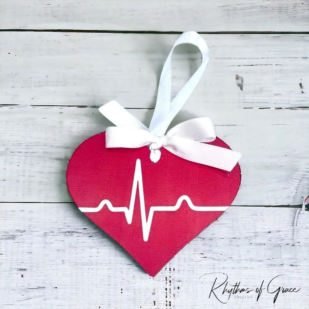 Keep the Beat This Christmas: Heartbeat Ornament Delight! New Holiday Ornament